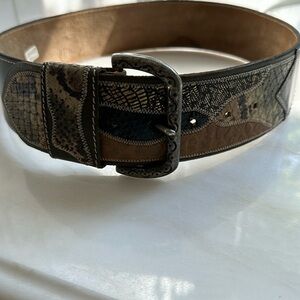 Genuine leather belt